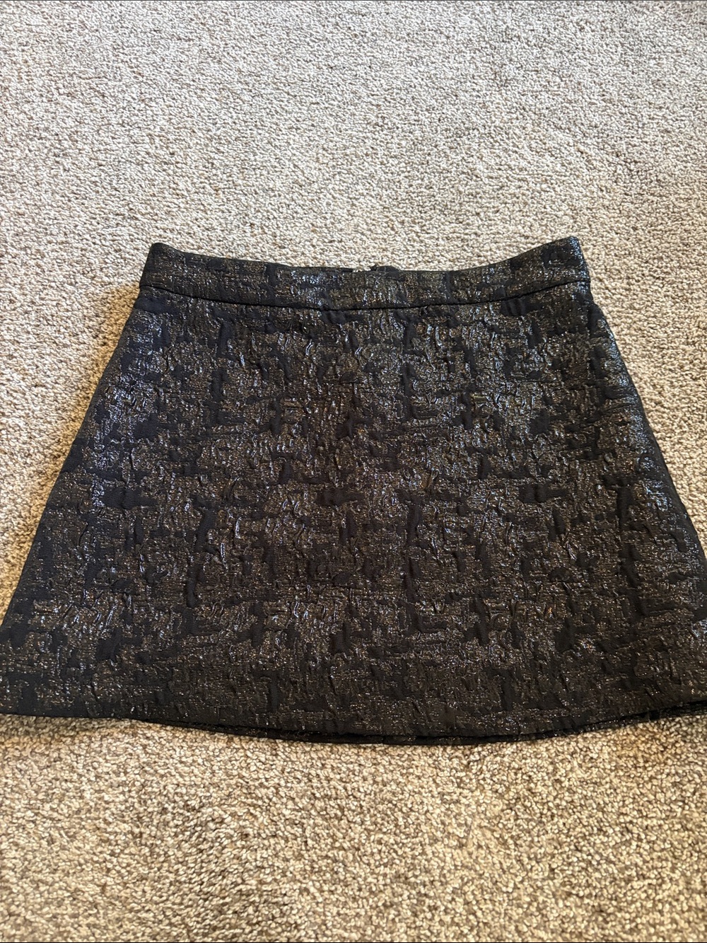 H&M Black Textured Women’s Skirt